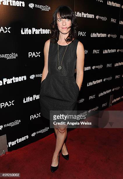 Director Susanna Fogel arrives at the premiere of Magnolia Pictures' "Life Partners" at ArcLight Hollywood on November 18, 2014 in Hollywood,...