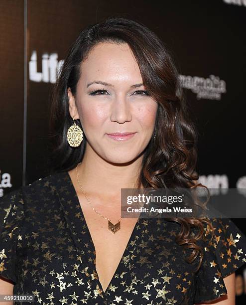 Actress Simone Bailly arrives at the premiere of Magnolia Pictures' "Life Partners" at ArcLight Hollywood on November 18, 2014 in Hollywood,...