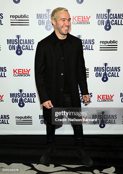 Pete Wentz attends Musicians On Call Celebrates Its 15th Anniversary Honoring Kelly Clarkson And EVP Of Republic Records, Charlie Walk on November...