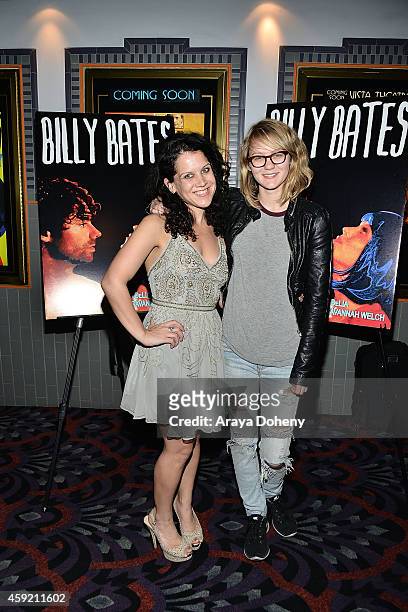 Jennifer DeLia and Ryan Simpkins attend the BILLY BATES LA Premiere Directed By Jennifer DeLia, Starring James Wirt And Savannah Welchl, Produced By...
