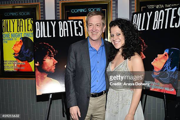Lance Alspaugh and Jennifer DeLia attend the BILLY BATES LA Premiere Directed By Jennifer DeLia, Starring James Wirt And Savannah Welchl, Produced By...