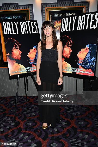 Savannah Welch attends the BILLY BATES LA Premiere Directed By Jennifer DeLia, Starring James Wirt And Savannah Welchl, Produced By Julie Pacino at...