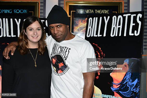 Julie Pacino and DJ Whoo Kid attend the BILLY BATES LA Premiere Directed By Jennifer DeLia, Starring James Wirt And Savannah Welchl, Produced By...