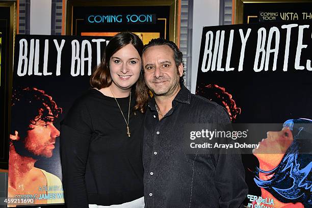 Julie Pacino and Steven G. Kaplan attend the BILLY BATES LA Premiere Directed By Jennifer DeLia, Starring James Wirt And Savannah Welchl, Produced By...