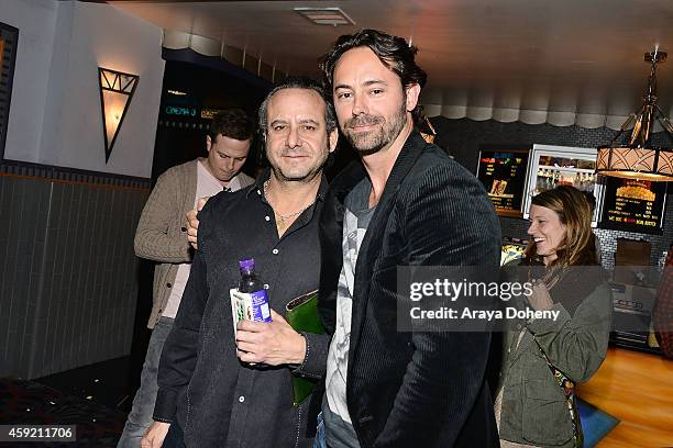 Steven G. Kaplan and James Wirt attend the BILLY BATES LA Premiere Directed By Jennifer DeLia, Starring James Wirt And Savannah Welchl, Produced By...