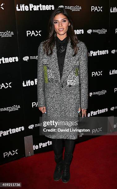 Actress Amanda Setton attends the premiere of Magnolia Pictures' "Life Partners" at ArcLight Hollywood on November 18, 2014 in Hollywood, California.