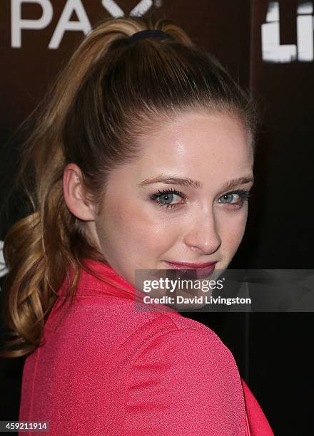 Actress Greer Grammer attends the premiere of Magnolia Pictures' "Life Partners" at ArcLight Hollywood on November 18, 2014 in Hollywood, California.