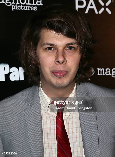 Actor Matty Cardarople attends the premiere of Magnolia Pictures' "Life Partners" at ArcLight Hollywood on November 18, 2014 in Hollywood, California.