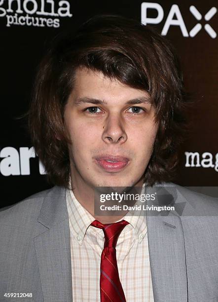 Actor Matty Cardarople attends the premiere of Magnolia Pictures' "Life Partners" at ArcLight Hollywood on November 18, 2014 in Hollywood, California.