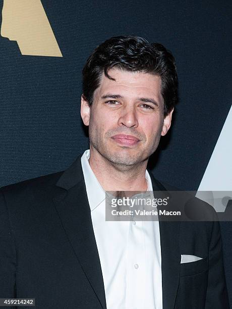 Moderator Max Brooks arrives at the Academy Of Motion Picture Arts And Sciences' 20th Anniversary Screening Of "The Shawshank Redemption" at AMPAS...