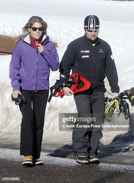 Cristina Valls-Taberner is seen on December 06, 2013 in Baqueira Beret, Spain.