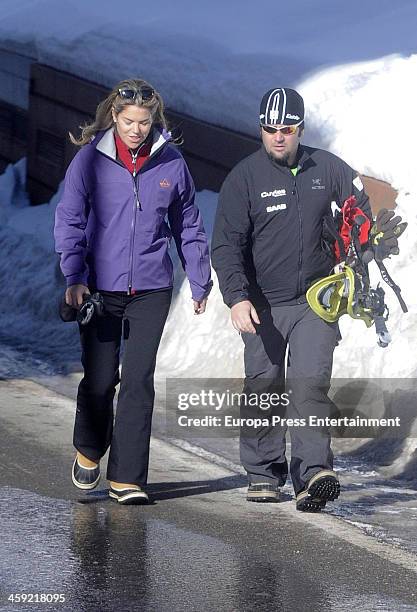 Cristina Valls-Taberner is seen on December 06, 2013 in Baqueira Beret, Spain.