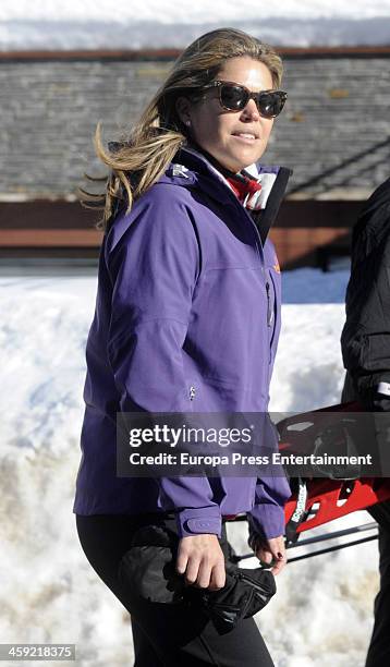 Cristina Valls-Taberner is seen on December 06, 2013 in Baqueira Beret, Spain.