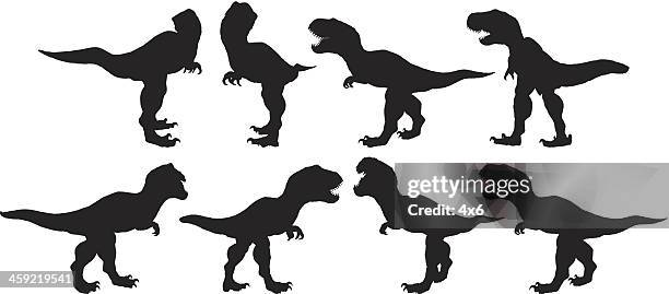 dinosaur - extinction stock illustrations