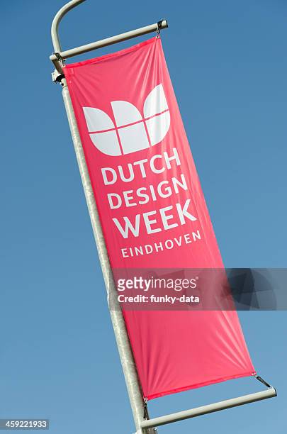 dutch design week banner - eindhoven netherlands stock pictures, royalty-free photos & images