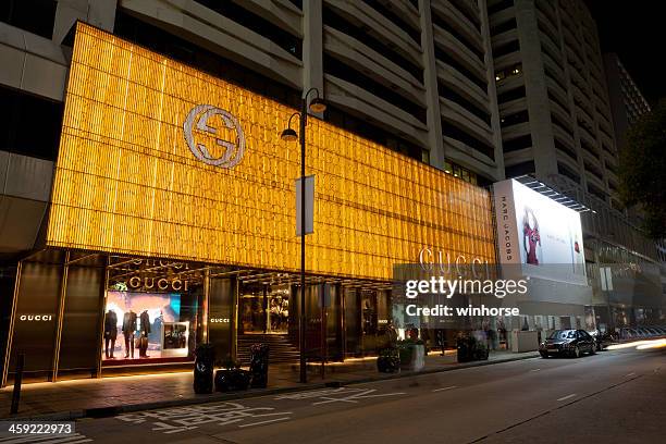 gucci flagship store - designer label stock pictures, royalty-free photos & images