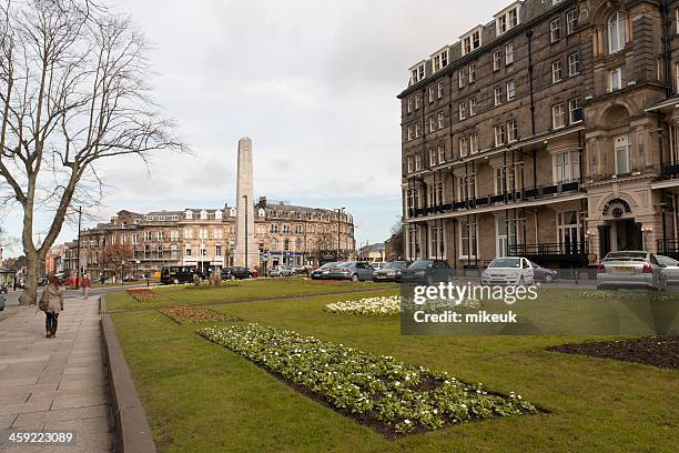 harrogate city centre yorkshire england - harrogate stock pictures, royalty-free photos & images