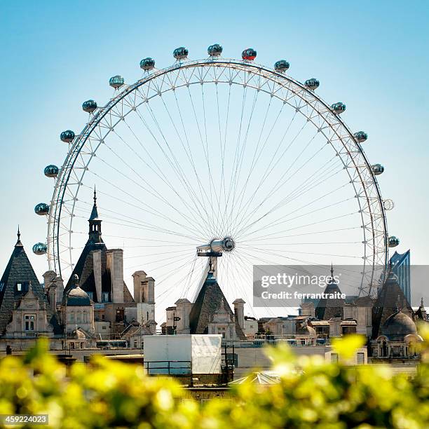 o london eye - millennium wheel imagens e fotografias de stock