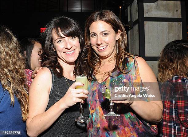 Director Susanna Fogel and producer Jordana Mollick attend the premiere after party of Magnolia Pictures' "Life Partners" at Wood and Vine on...