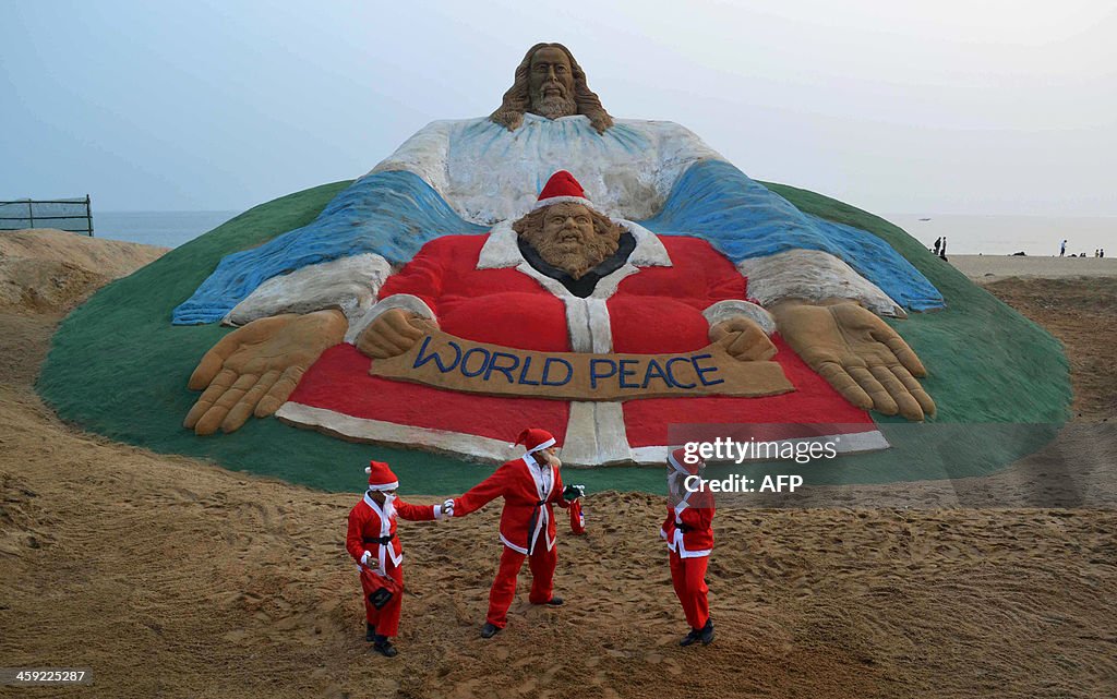 INDIA-RELIGION-CHRISTMAS