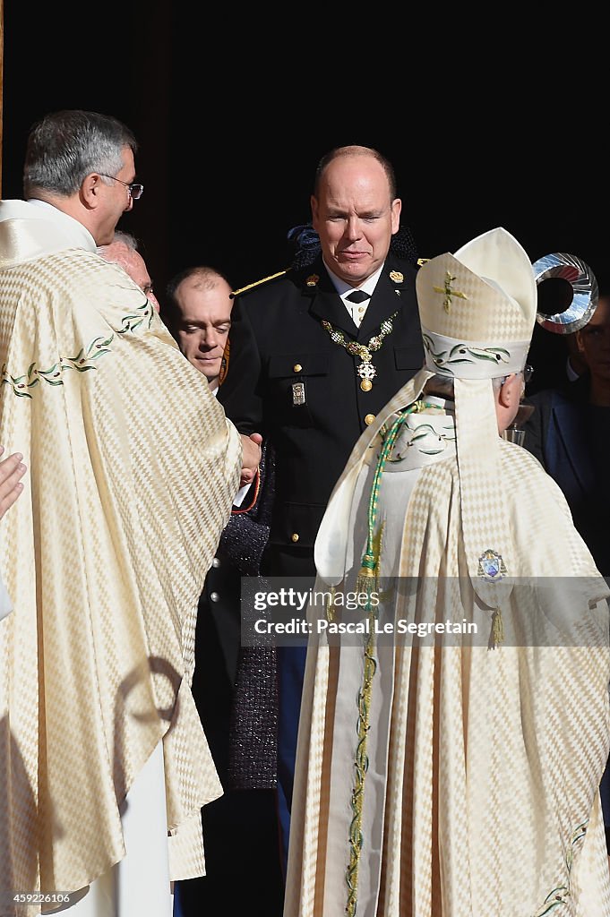 Monaco National Day 2014 - Celebration Of Mass At Cathedrale Notre-Dame Immaculee