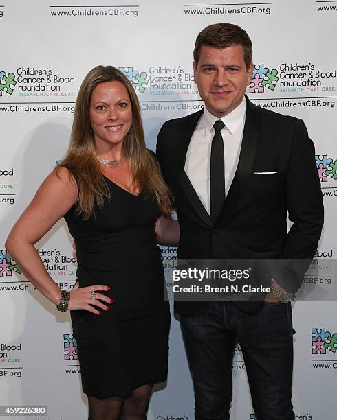 Tom Murro and wife Kelly Murro arrive for The Children's Cancer and Blood Foundation Breakthrough Ball Benefit Gala at The Plaza Hotel - 5th Avenue...