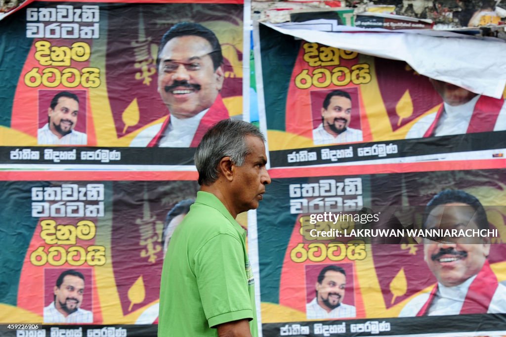 SRI LANKA-POLITICS-ELECTION-RAJAPAKSE