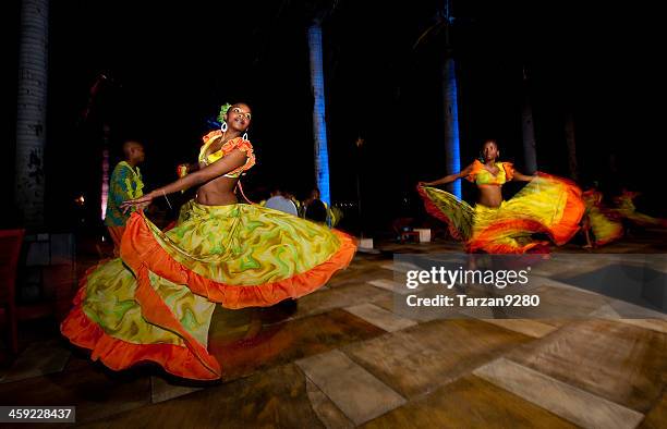 mauritian sega dancer - creole culture stock pictures, royalty-free photos & images
