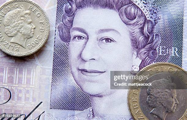 british currency - two pound coin stock pictures, royalty-free photos & images