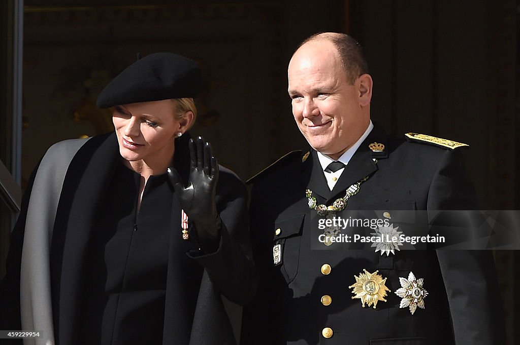 Monaco National Day 2014 - Balcony Parade