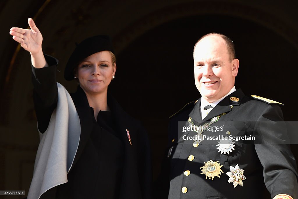 Monaco National Day 2014 - Balcony Parade