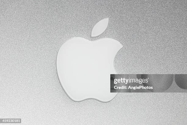 apple macintosh logo - macbook business bildbanksfoton och bilder