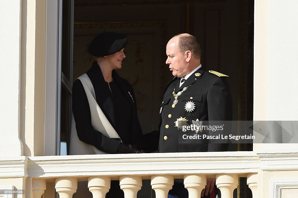 Monaco National Day 2014 - Balcony Parade