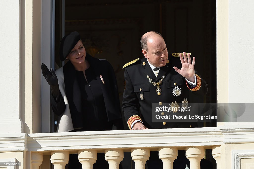 Monaco National Day 2014 - Balcony Parade