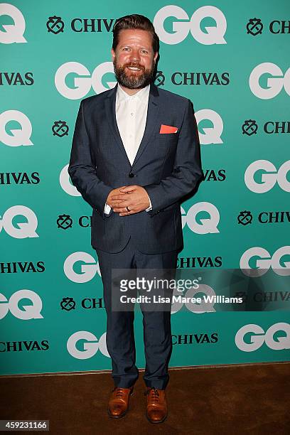 Tim Ross arrives for the GQ Men Of The Year Awards 2014 at The Ivy on November 19, 2014 in Sydney, Australia.