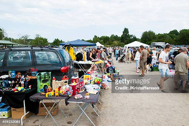 car trunk sale - second hand car stock pictures, royalty-free photos & images