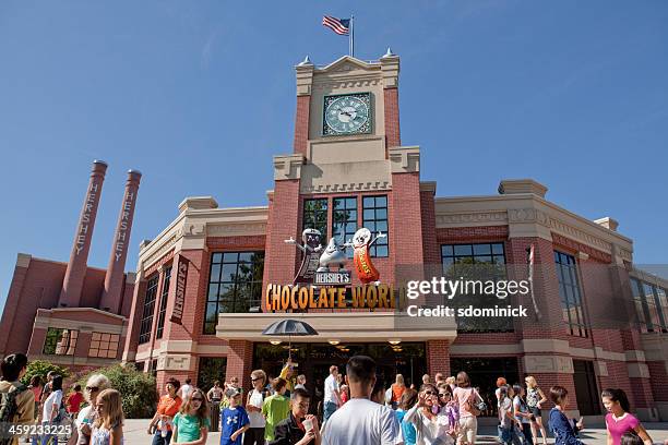 hershey's chocolate world - hershey pennsylvania stock pictures, royalty-free photos & images