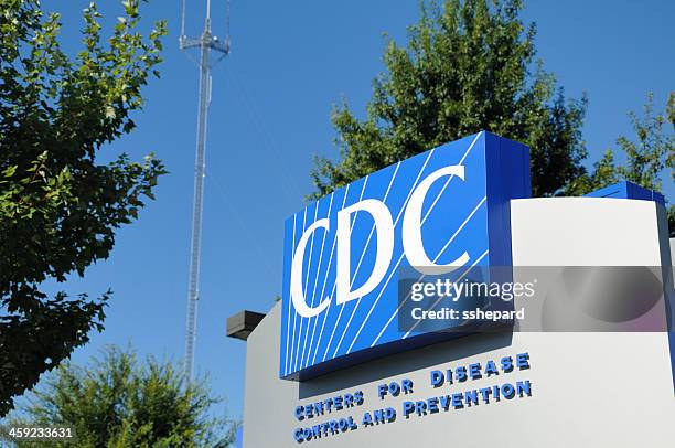 primo piano del cdc-segnale inglese - centro per il controllo e la prevenzione delle malattie foto e immagini stock
