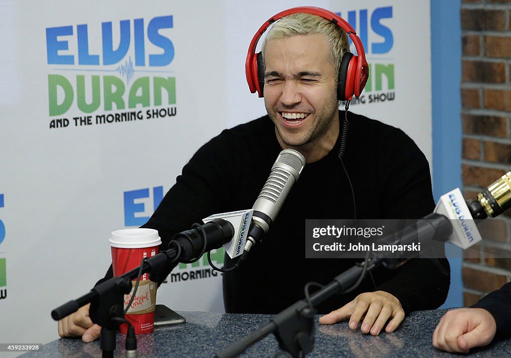 Pete Wentz Visits "The Elvis Duran Z100 Morning Show"