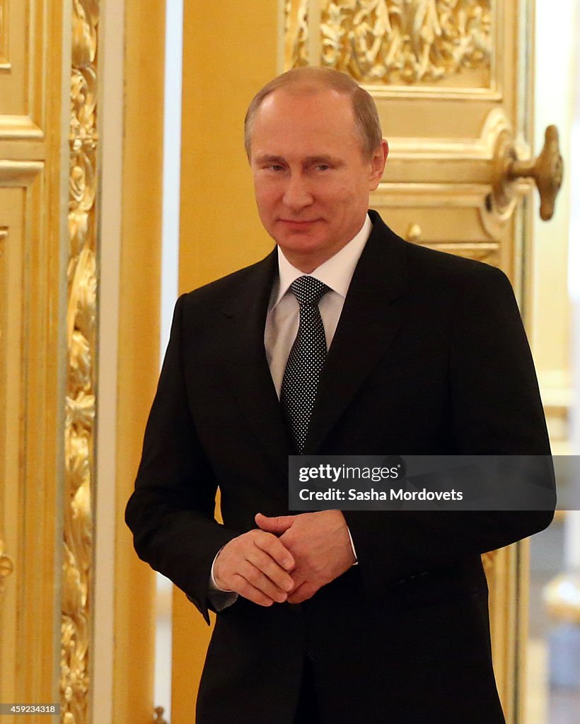 Russian President Vladimir Putin Receives Credentials From Ambassadors