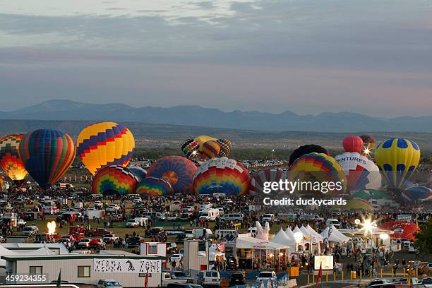 albuquerque international balloon fiesta 2007 - balloon fiesta stock pictures, royalty-free photos & images