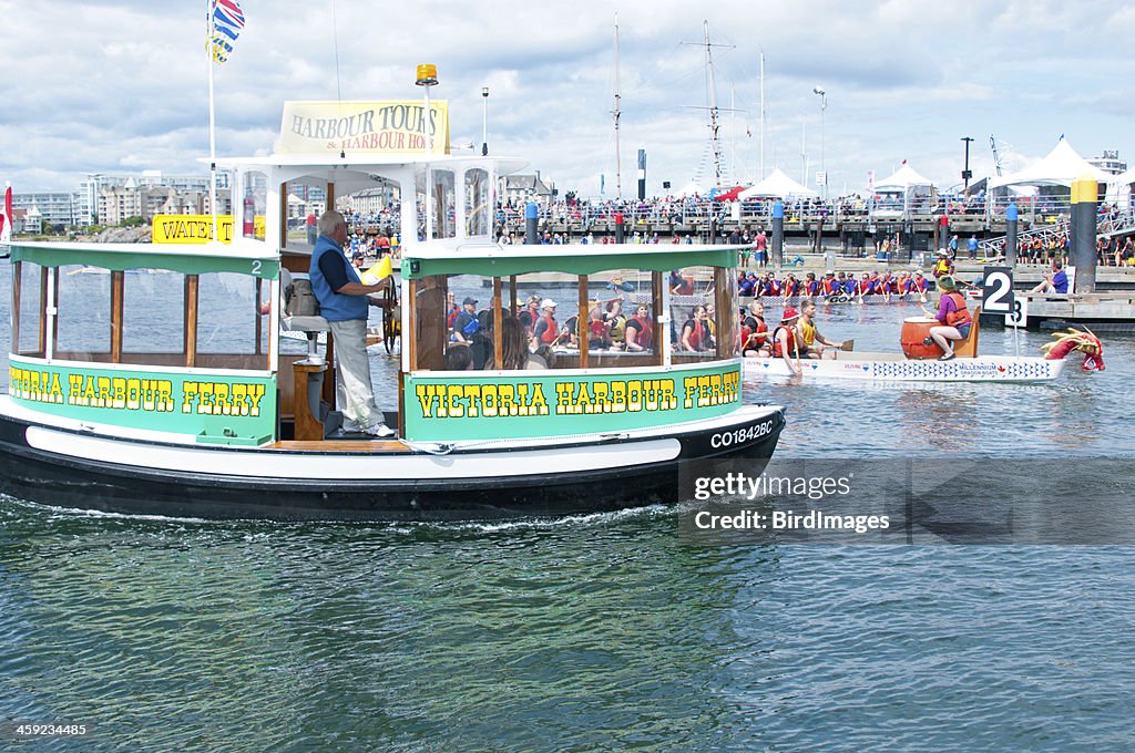 Victoria Harbour Ferry at Dragon Boat Festival