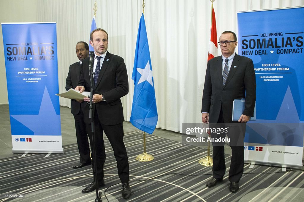 Press conference after The High Level Partnership Forum on Somalia in Copenhagen