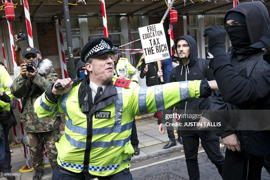 BRITAIN-EDUCATION-UNIVERSITY-PROTEST