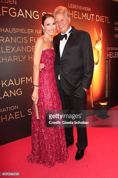 Karlheinz Koegel and his wife Dagmar Koegel during the Bambi Awards 2013 after show party on November 13, 2014 in Berlin, Germany.