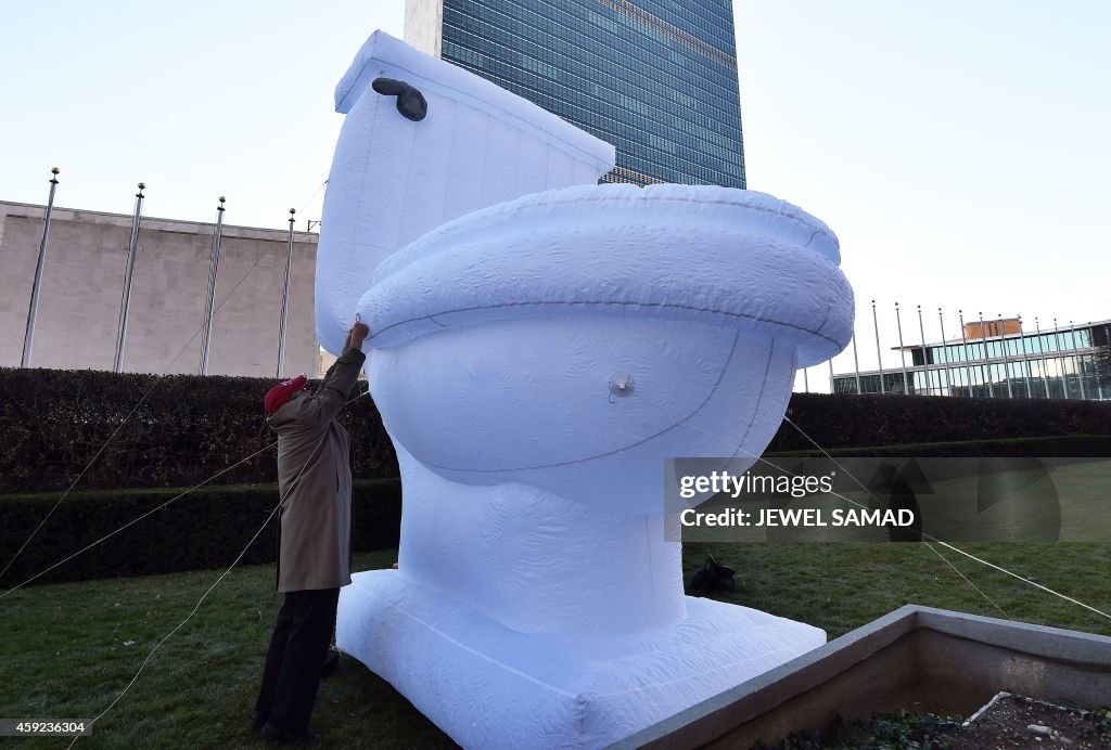 US-UN-HEALTH-SOCIAL-TOILET-DAY