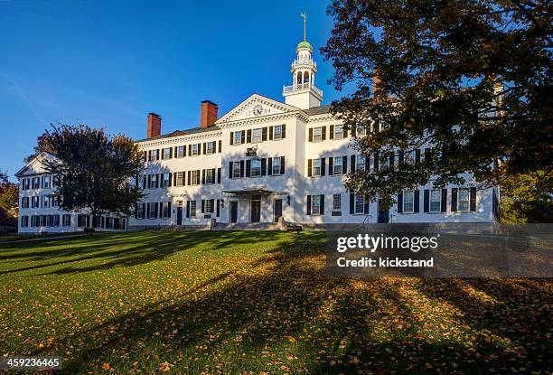 dartmouth hall - dartmouth college imagens e fotografias de stock