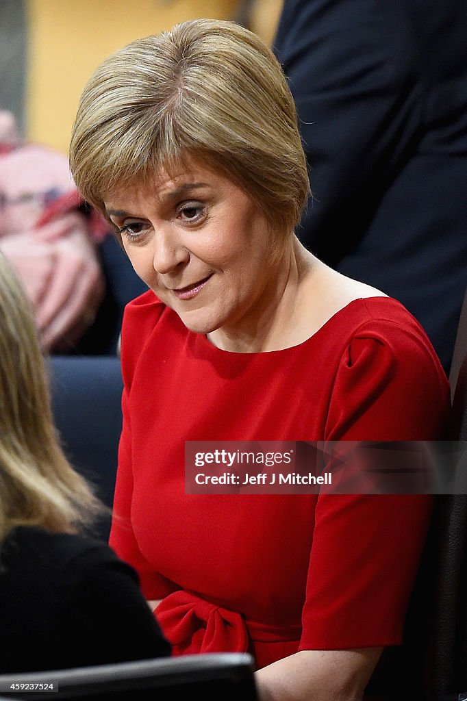 Nicola Sturgeon Is Voted In As Scotland's First Minister