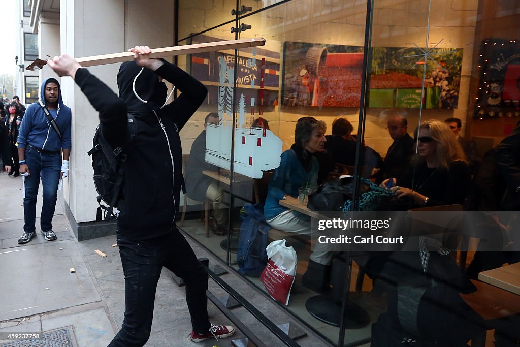 A National Day Of Protest Is Held As Students Demonstrate Over Tuition Fees