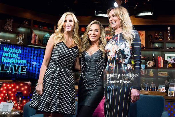 Pictured : Camille Grammer, Adrienne Maloof and Taylor Armstrong --